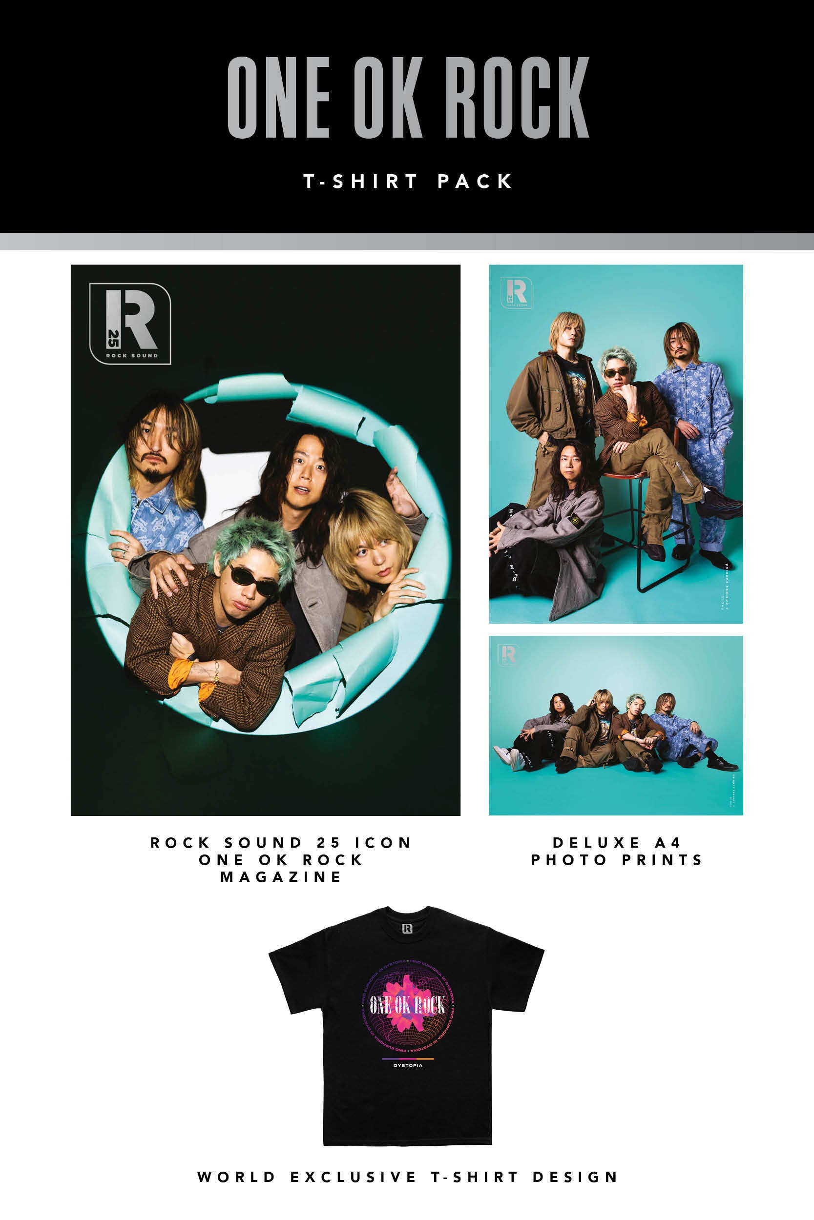 Rock Sound Issue 312 - ONE OK ROCK T-Shirt Pack