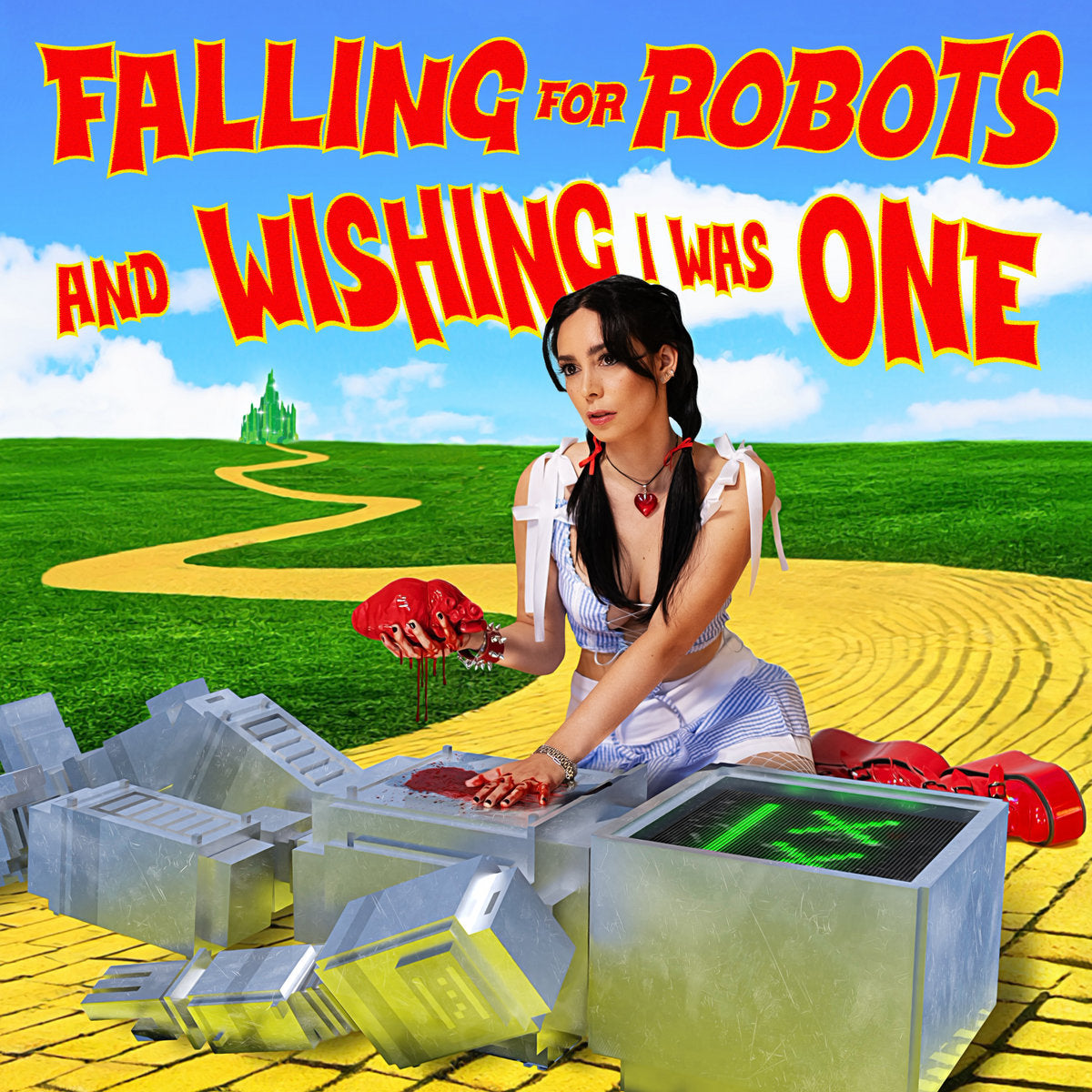 falling for robots and wishing i was one: Limited 'Emerald City' Green Vinyl LP